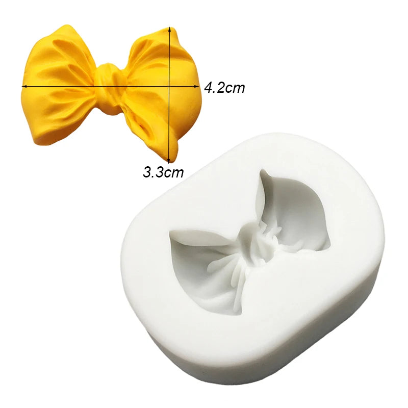 Bow &amp; Bowknot Silicone Mold – Elegant Sugarcraft &amp; Cake Decorating Tool