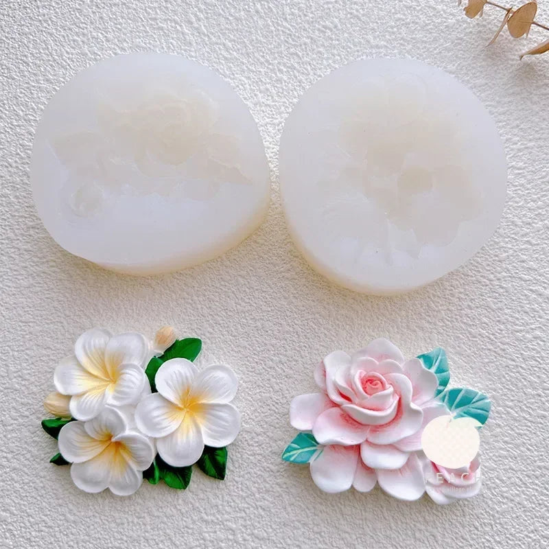 Silicone mold Frangipani flowers