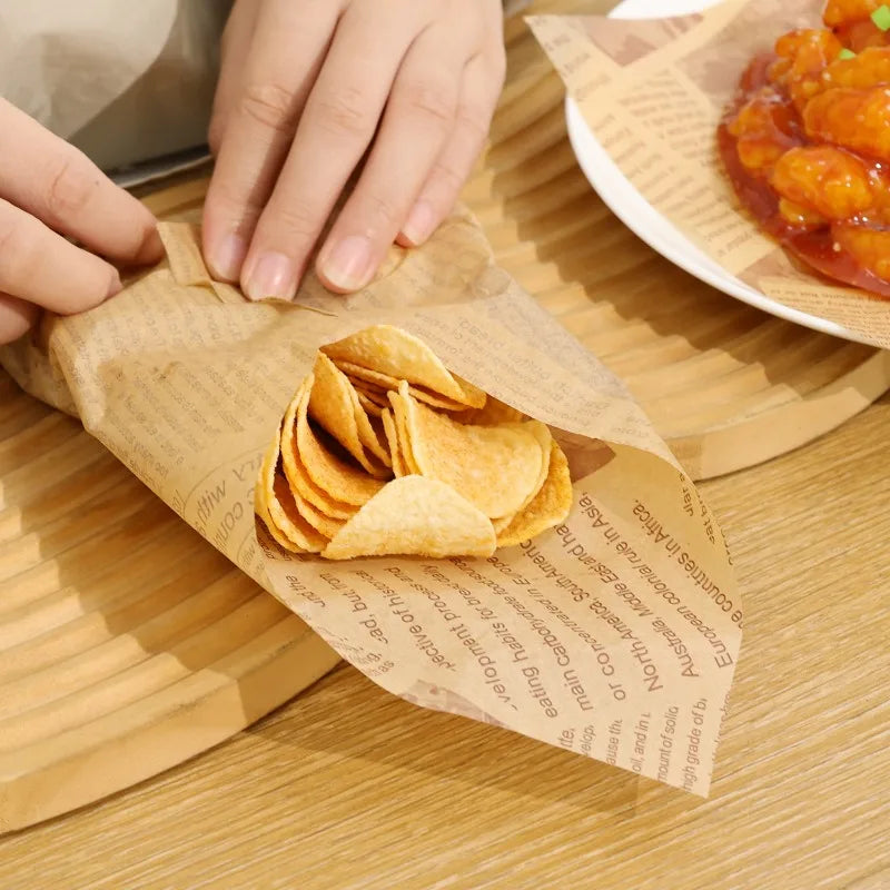 Newspaper Style Oil-Proof Paper