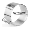 Round / Square Adjustable  Ring Stainless Steel Cake