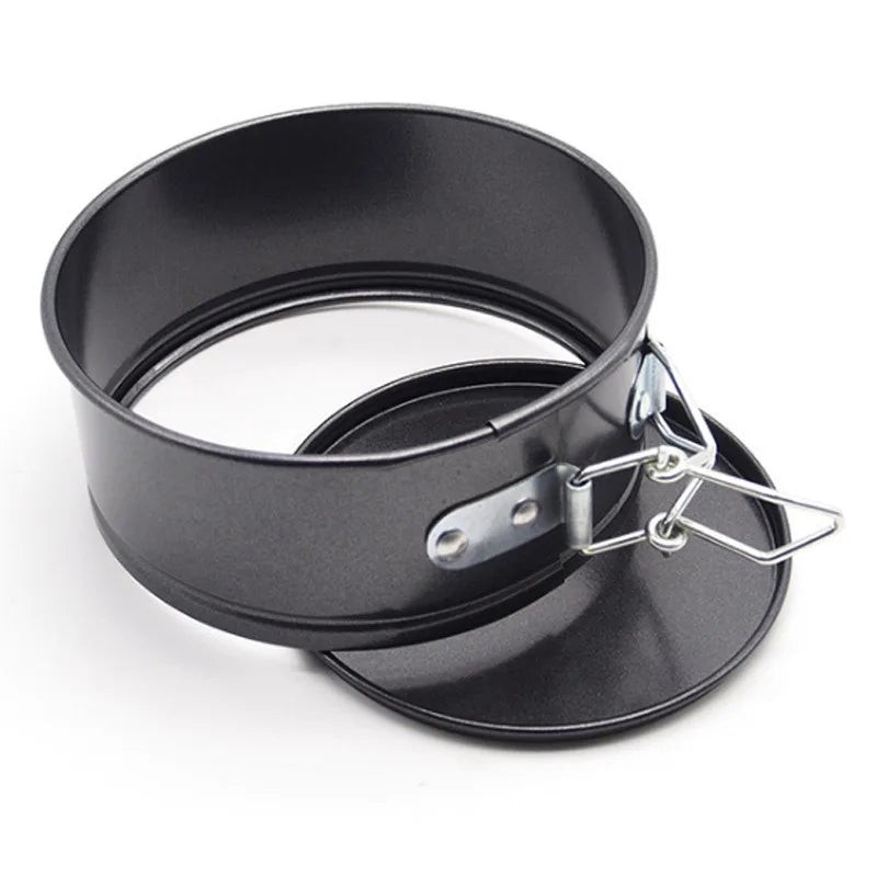 Round Cake Pan with Lock – Thickened Carbon Steel Baking Mold