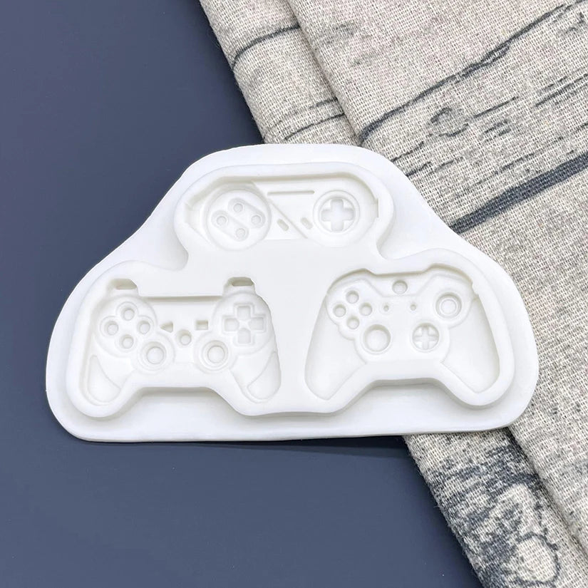 Silicone mold with gaming products