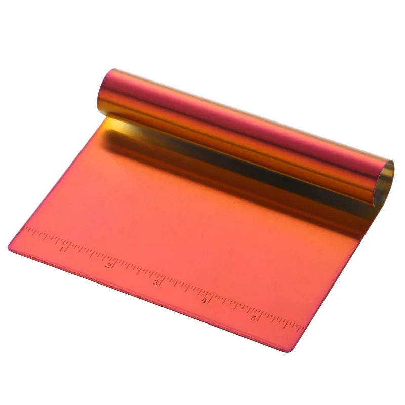 Professional Stainless Steel Dough Scraper & Cake Smoother