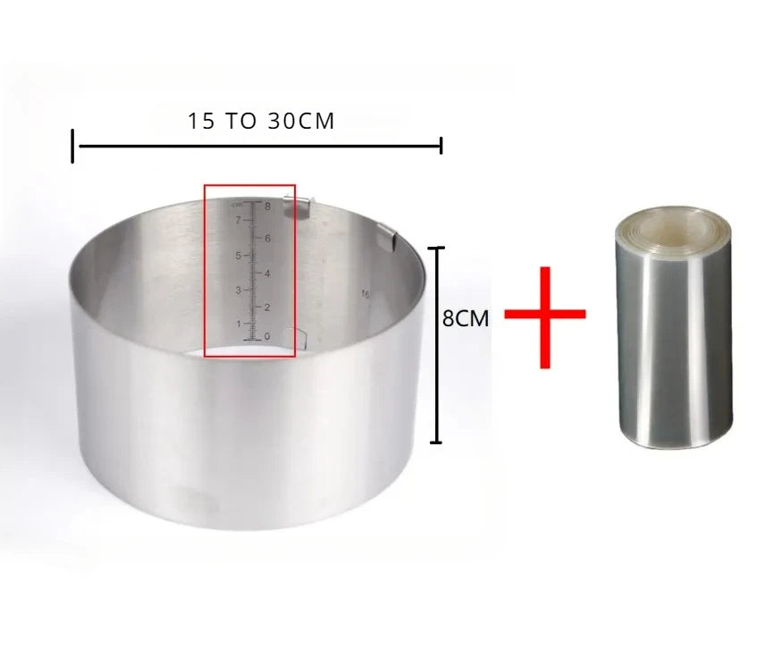Cake ring - round and square 15 - 30 CM