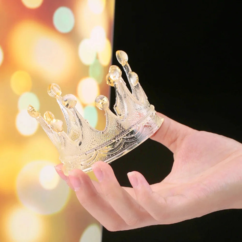 9-Pattern Crown Shape Silicone Fondant Mold