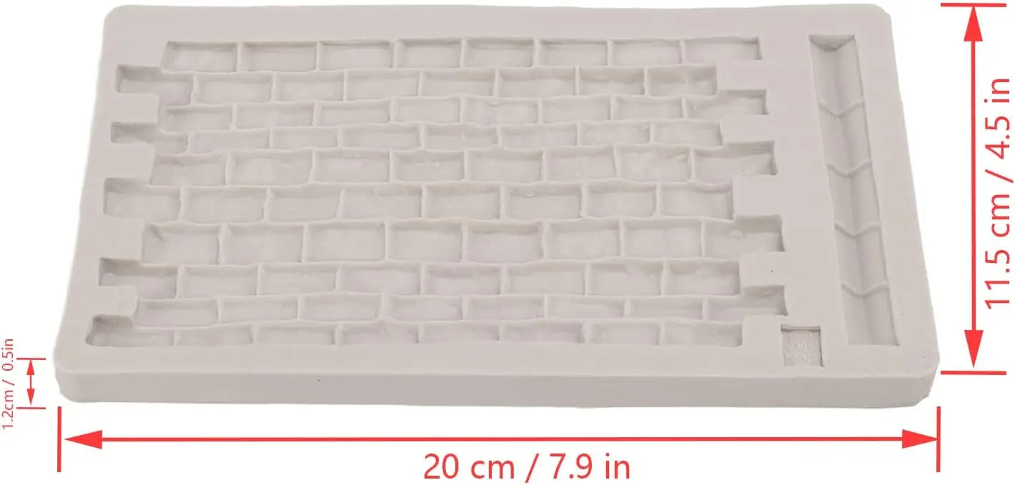 Silicone Molds – Rock, Brick & Wood Grain Mats