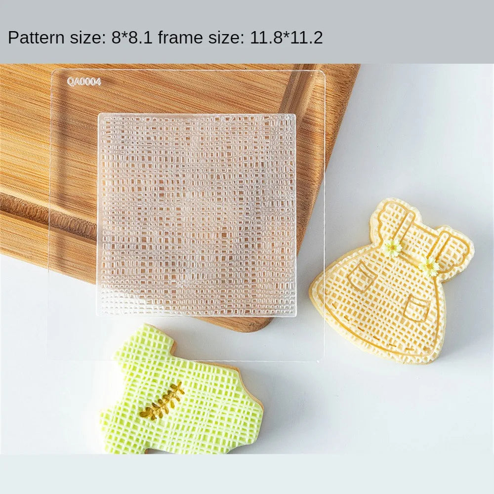 Princess "Happy Birthday" Acrylic Cookie Stamp – Elegant Embosser Tool