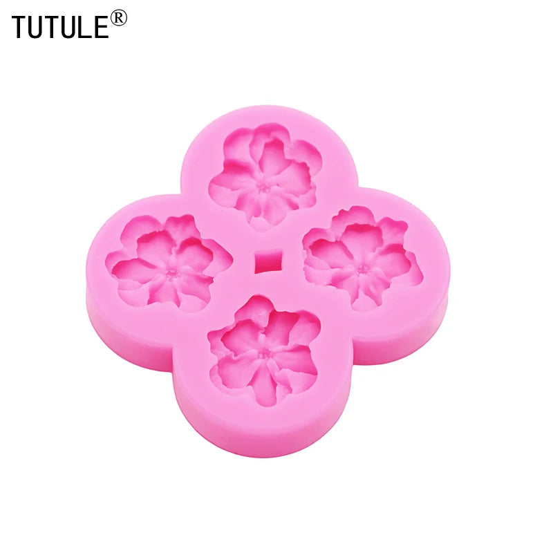 Silicone mold sunflowers and chrysanthemums