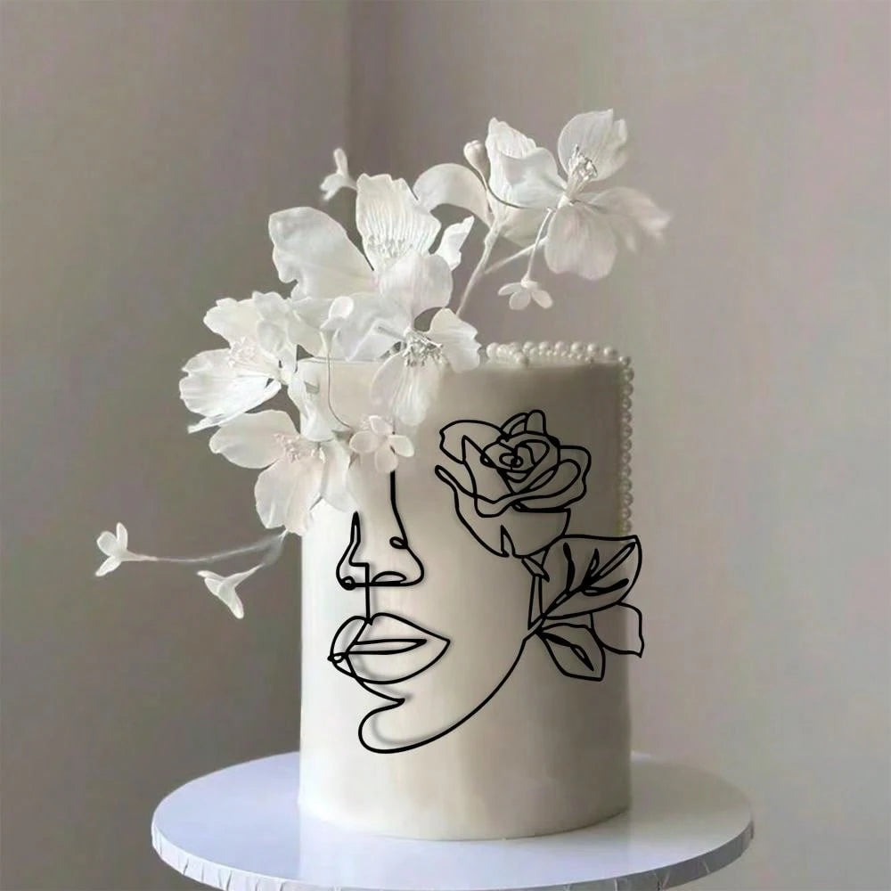 Abstract Toppers   Cake - 1pc