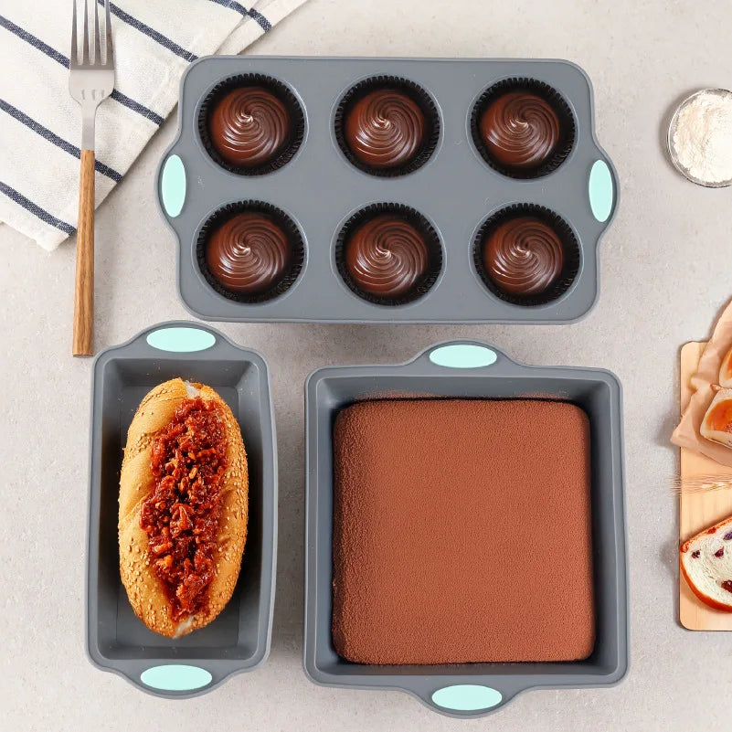 High-Temperature Resistant Silicone Baking Mold – Versatile Non-Stick Pan
