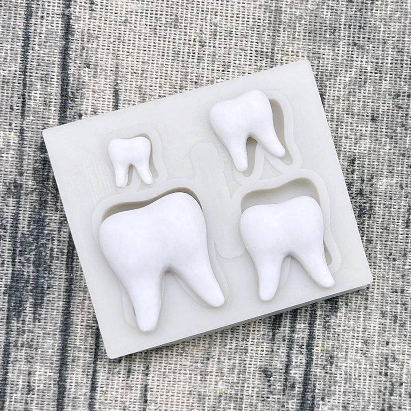 Tooth Shaped Silicone Mold