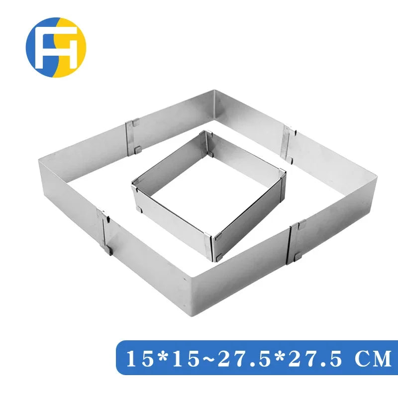Cake ring - round and square 15 - 30 CM