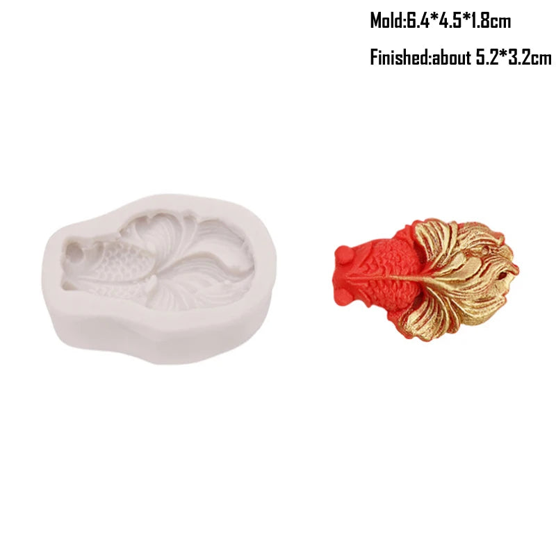 Shell, Starfish &amp; Mermaid Silicone Mold