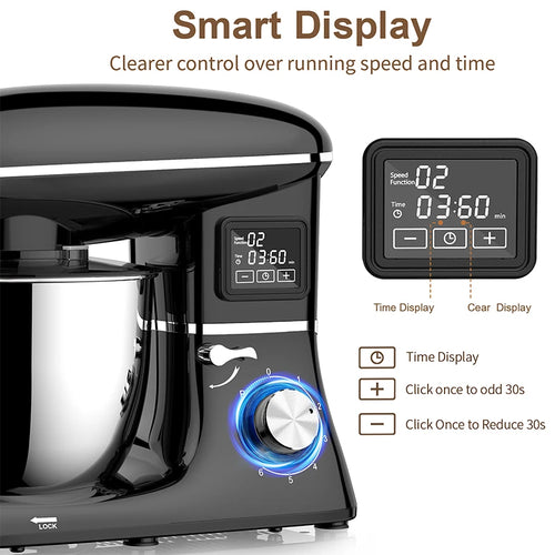 1500W Professional 6.2L Kitchen Stand Mixer – High-Performance Culinary Station