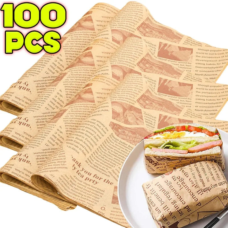 Newspaper Style Oil-Proof Paper