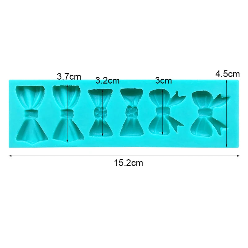 Bow &amp; Bowknot Silicone Mold – Elegant Sugarcraft &amp; Cake Decorating Tool