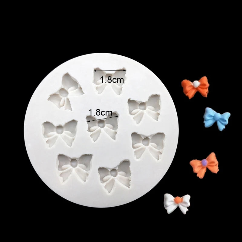 Bow &amp; Bowknot Silicone Mold – Elegant Sugarcraft &amp; Cake Decorating Tool