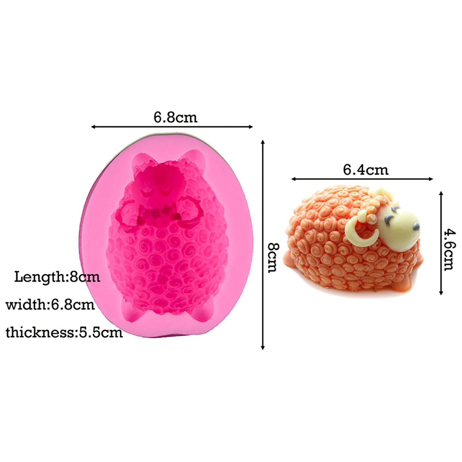 Silicone Sheep Molds