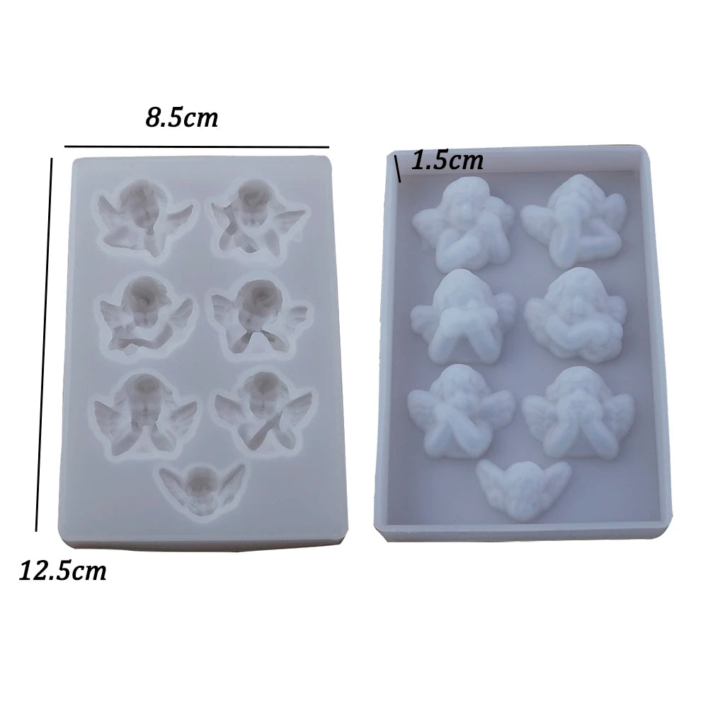 Angel Shaped Silicone Sugarcraft Mold