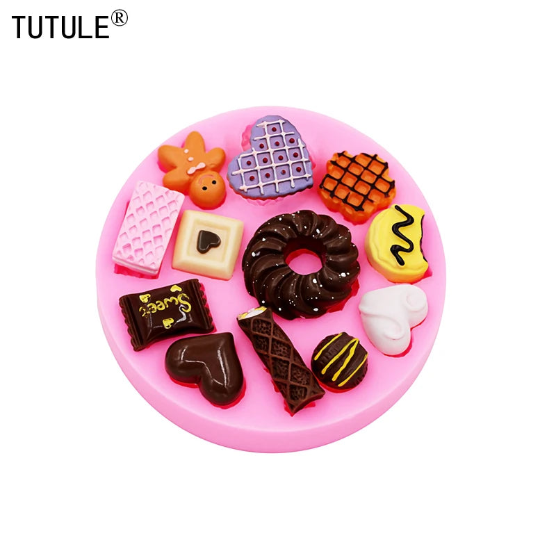 Silicone mold for cookies, candies, chocolate