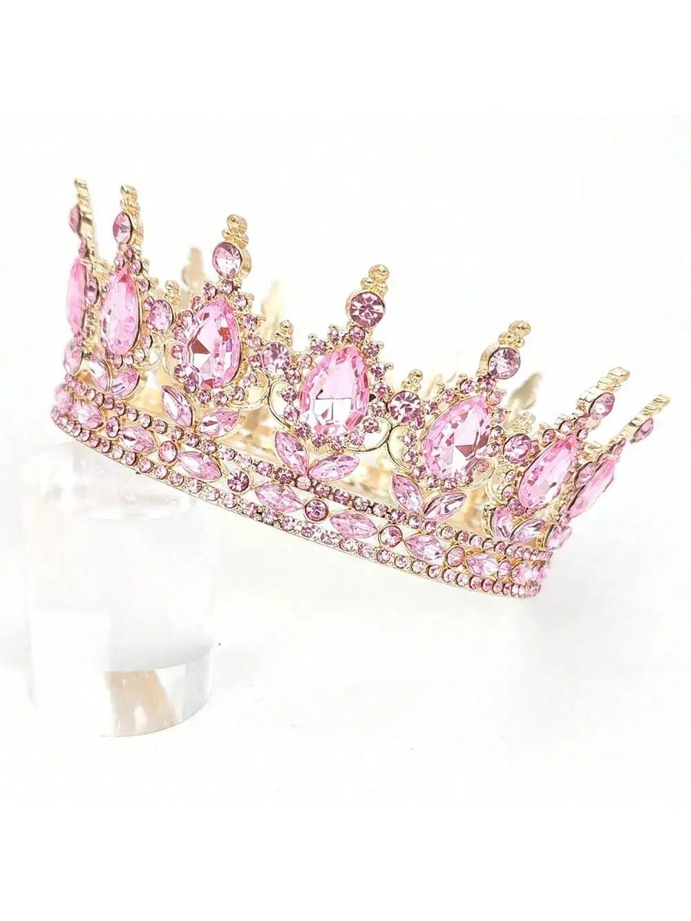 Royal Crown & Butterfly Cake Decor Set | Premium Gold, Pink & Silver Theme