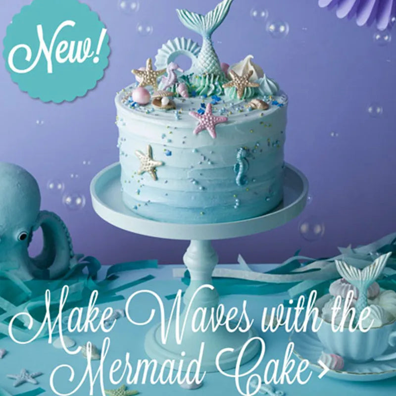 Shell, Starfish &amp; Mermaid Silicone Mold