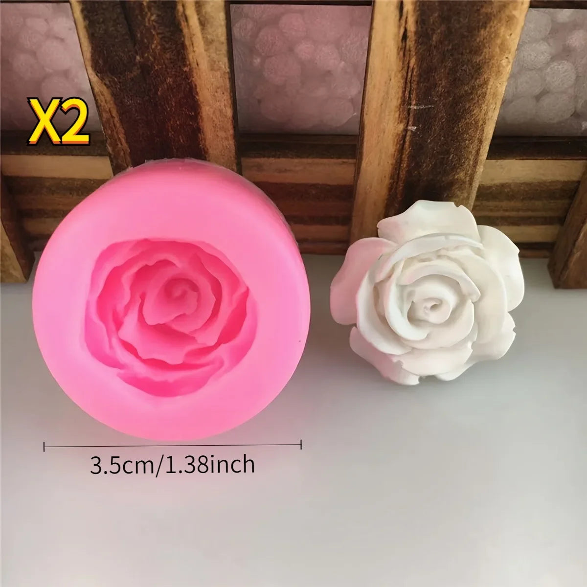 Silicone Mold Flower Rose
