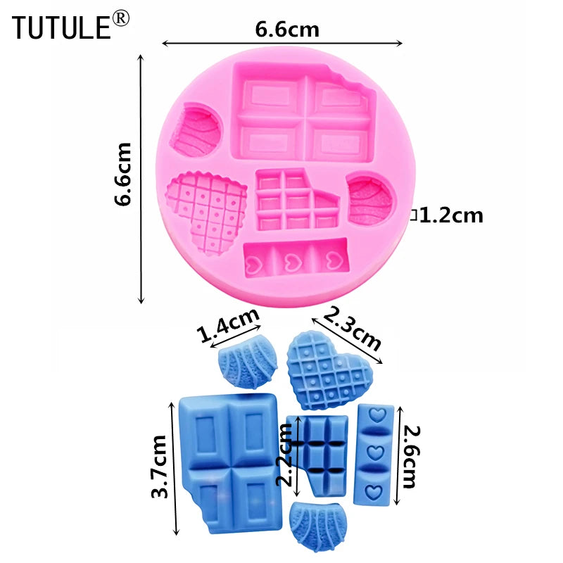 Silicone mold for cookies, candies, chocolate