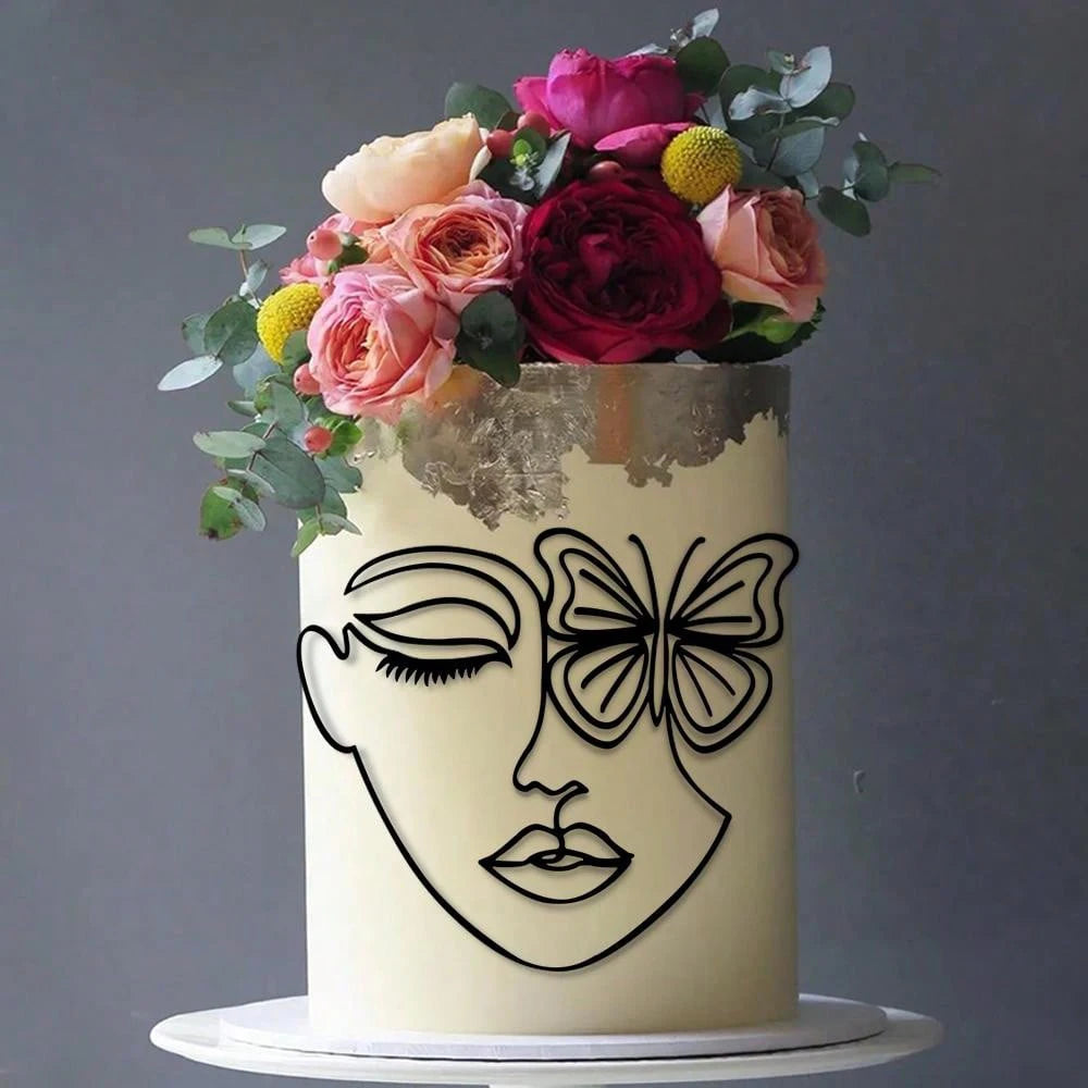 Abstract Toppers   Cake - 1pc