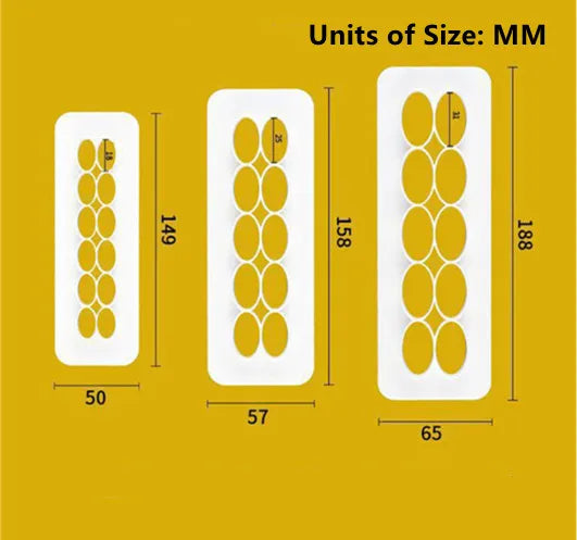3pcs Geometric Fondant &amp; Cookie Cutter Set – Puzzle Round Cake Mold