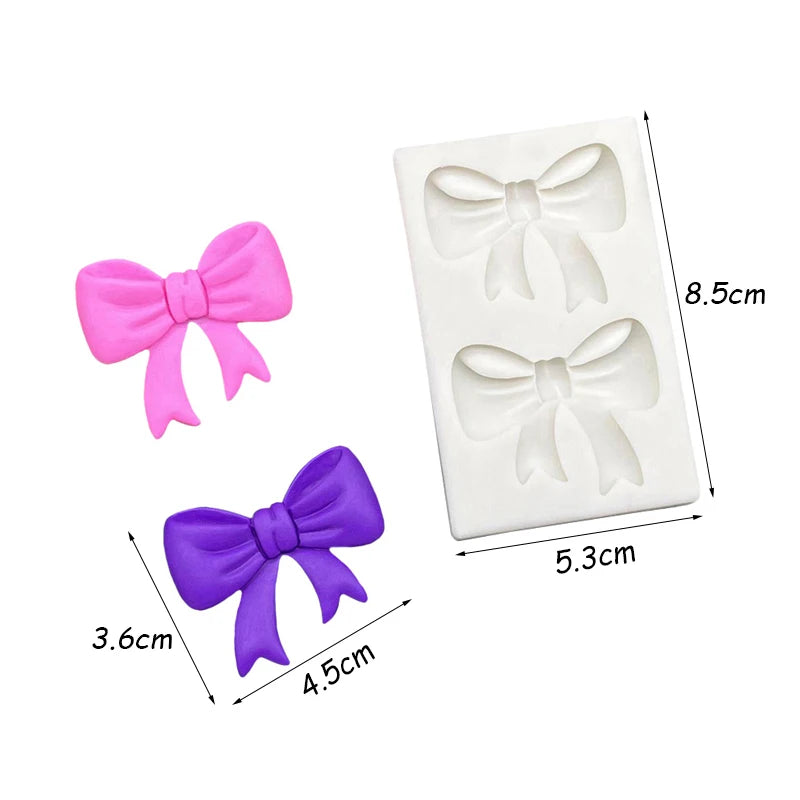 Bow &amp; Bowknot Silicone Mold – Elegant Sugarcraft &amp; Cake Decorating Tool