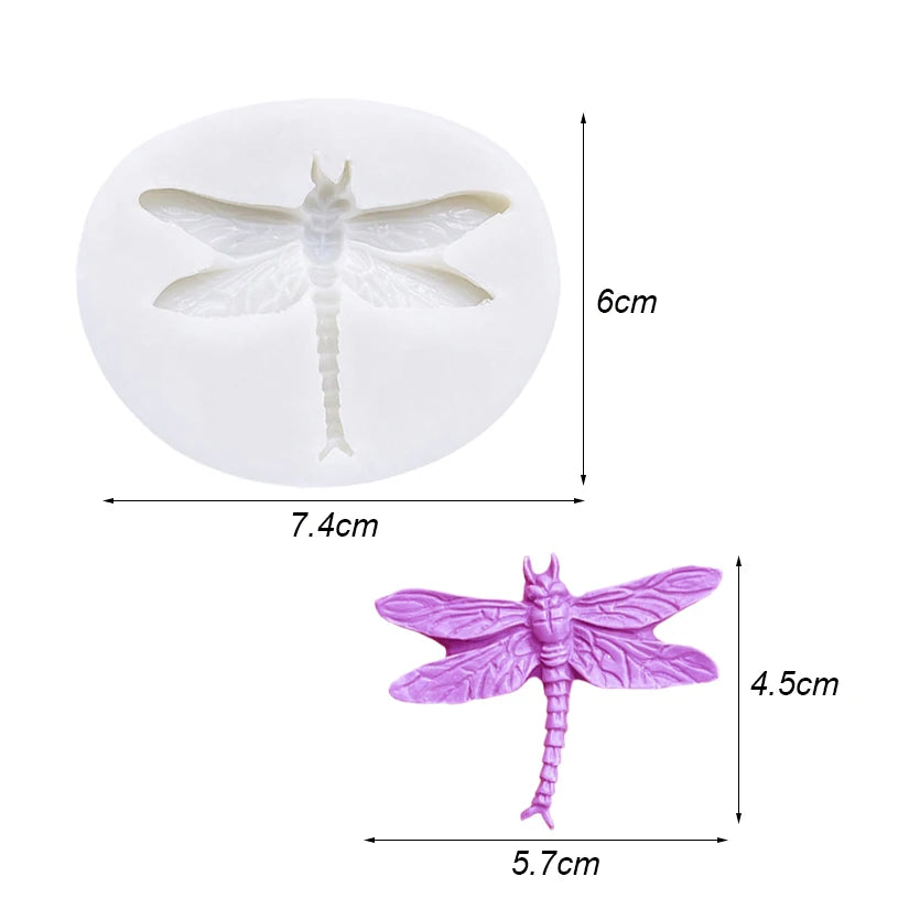 Dragonfly Silicone Sugarcraft Mold – Fondant & Cake Decorating Tool