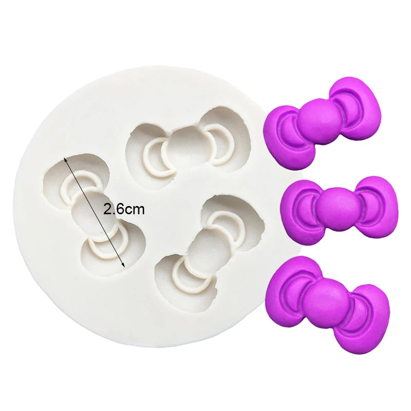 Bow &amp; Bowknot Silicone Mold – Elegant Sugarcraft &amp; Cake Decorating Tool