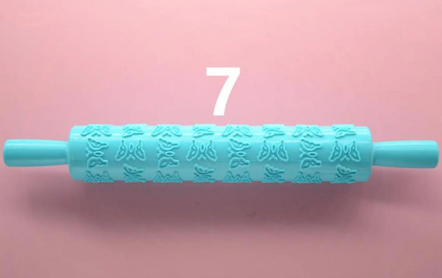 14-Style Lace & Texture Embossing Roller – Versatile Sugarcraft Tool