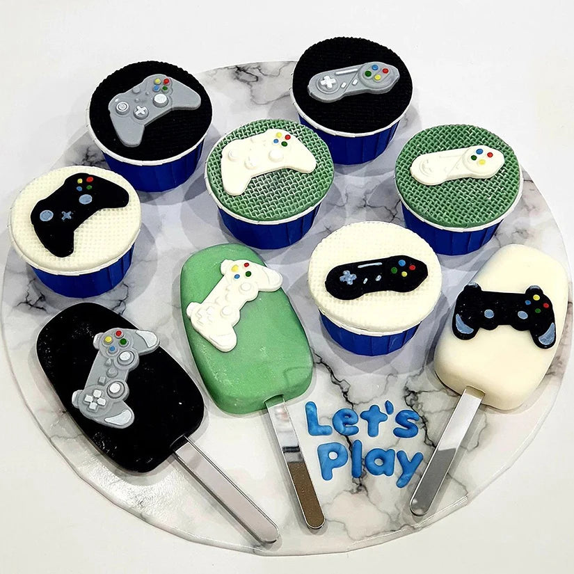 Silicone mold with gaming products