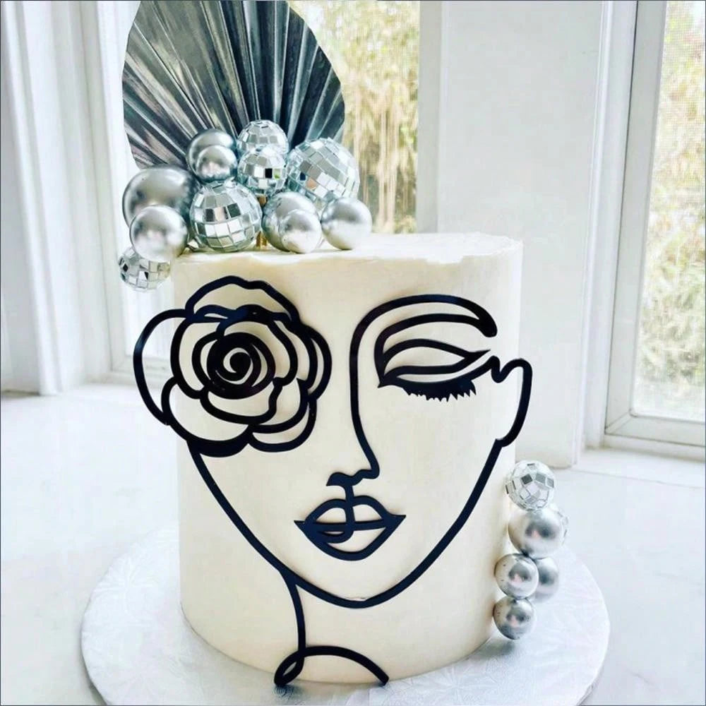 Abstract Toppers   Cake - 1pc