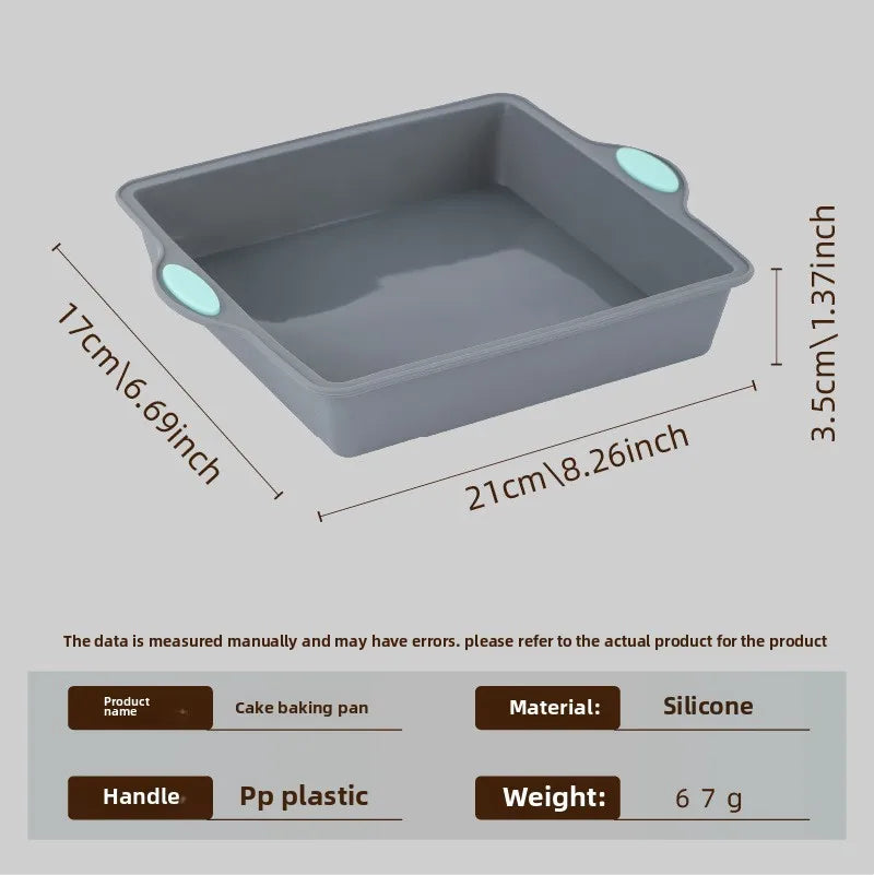 High-Temperature Resistant Silicone Baking Mold – Versatile Non-Stick Pan