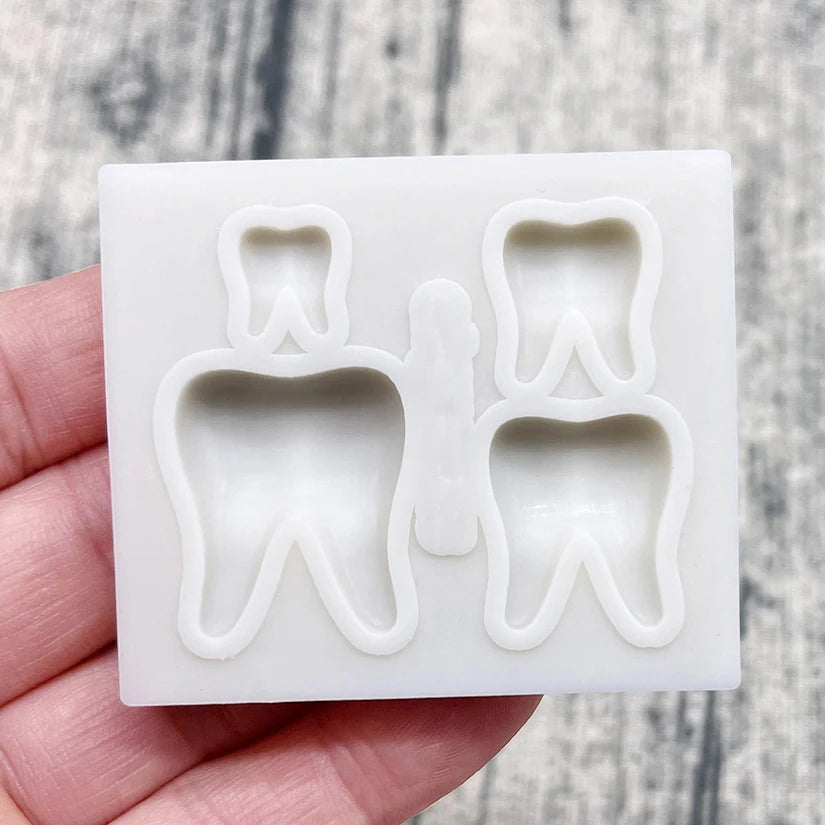 Tooth Shaped Silicone Mold