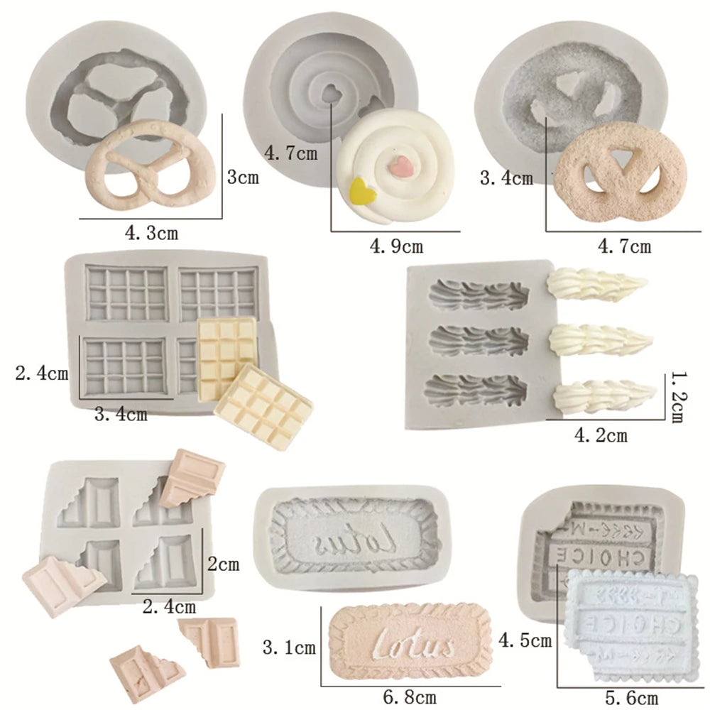 Silicone mold for dessert, cookies and shortbread - a tool for creative decoration