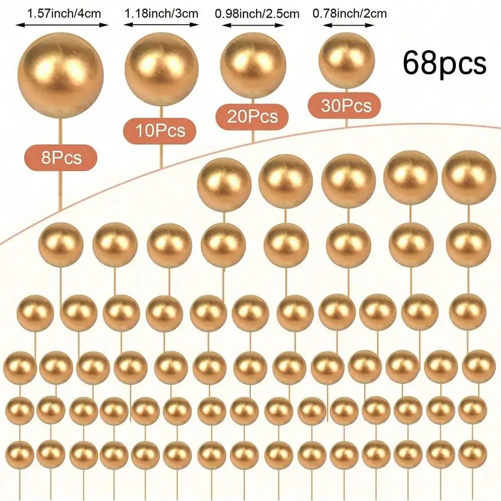 Holiday decoration 68pcs/set  mini balloon cake for birthday