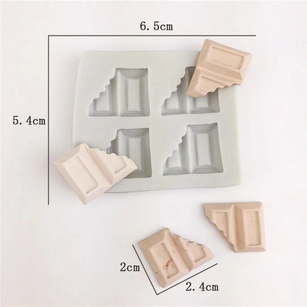Silicone mold for dessert, cookies and shortbread - a tool for creative decoration