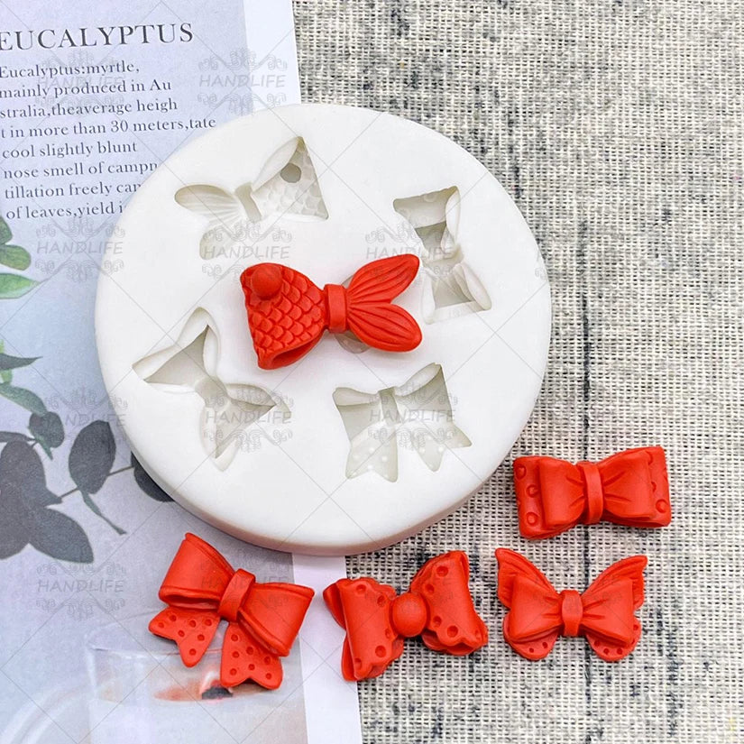 Bow &amp; Bowknot Silicone Mold – Elegant Sugarcraft &amp; Cake Decorating Tool