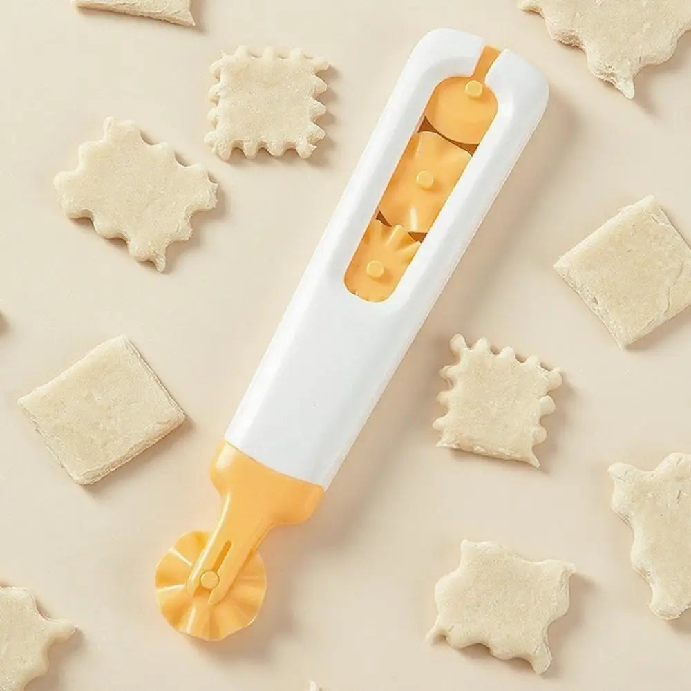 Handheld Circular Biscuit Roller – Precision Dough Cutting Tool