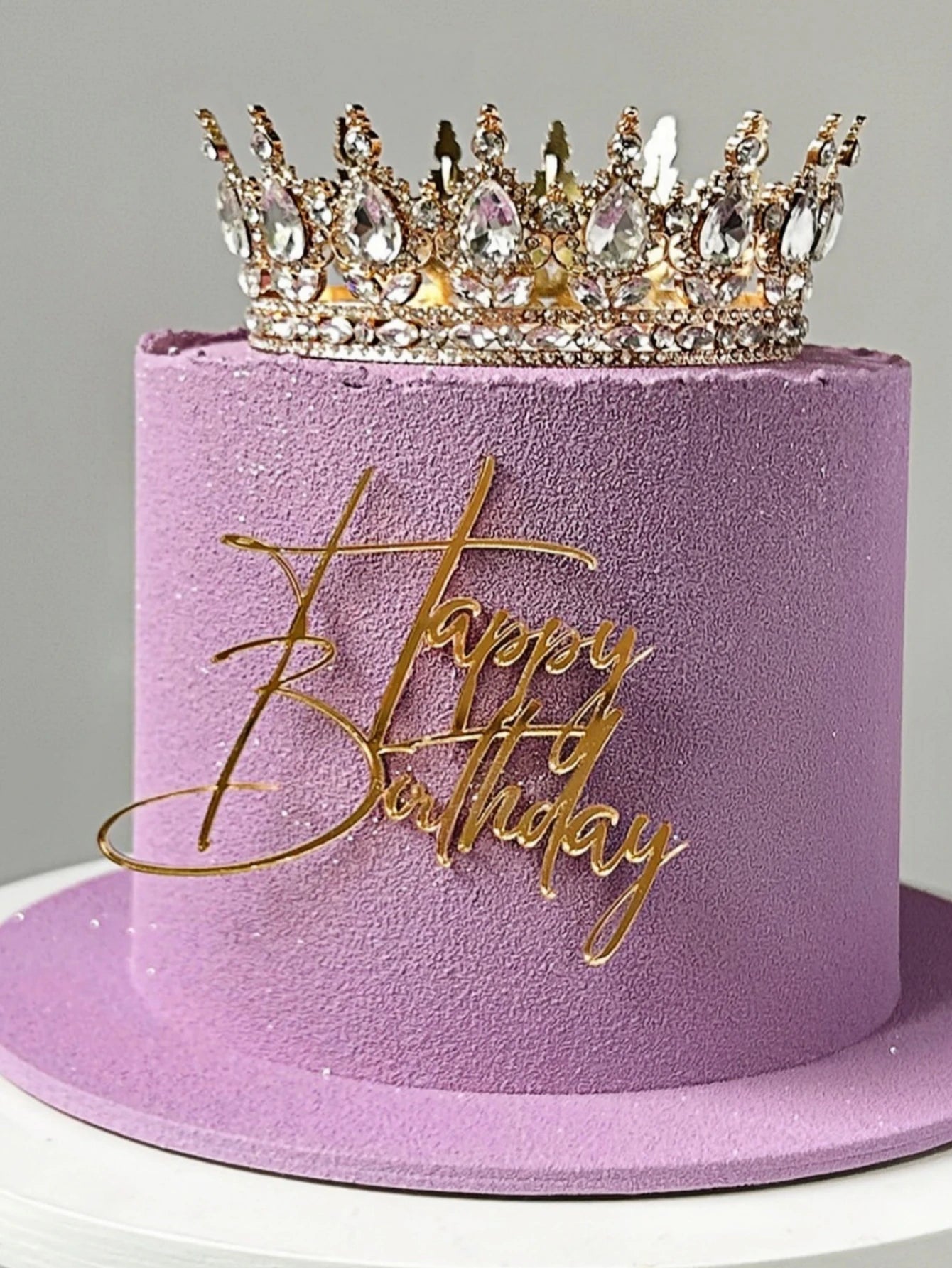 3pcs Happy Birthday Cake Topper – Modern Lettering for Celebrations