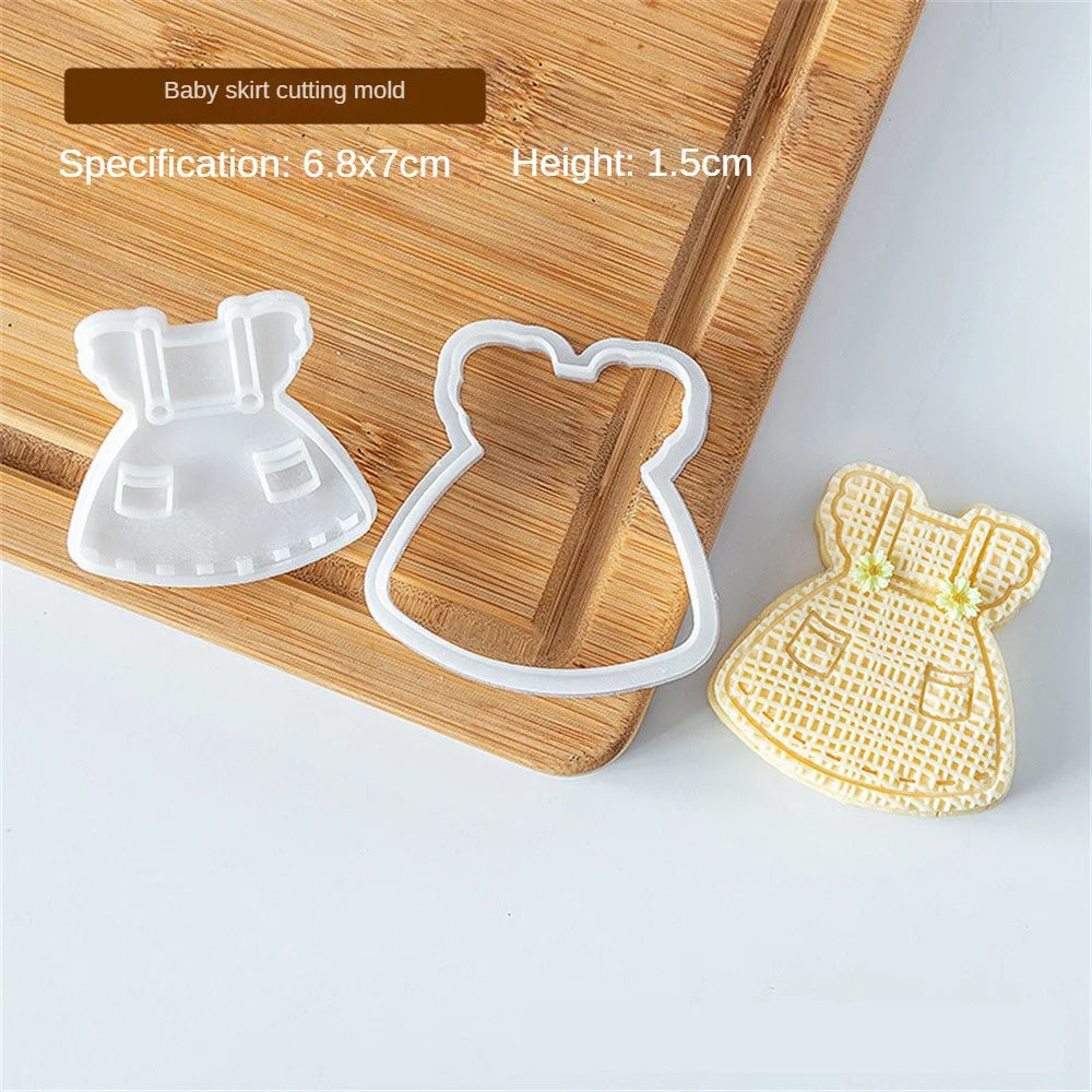 Princess "Happy Birthday" Acrylic Cookie Stamp – Elegant Embosser Tool