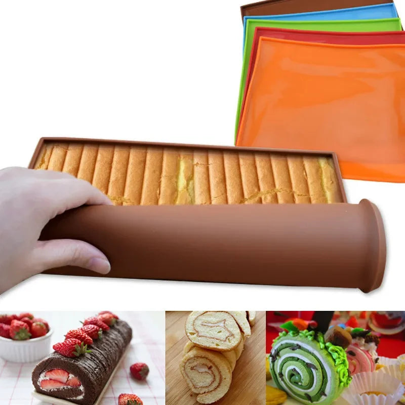 Silicone Cake Roll &amp; Macaron Mat – The Ultimate Non-Stick Baking Pad