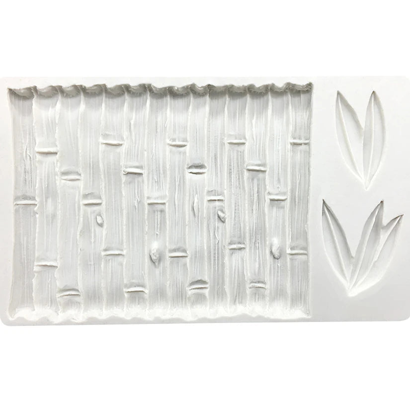 Silicone Bamboo Shapes Mold – Fondant, Chocolate &amp; Candy Decorating Tool