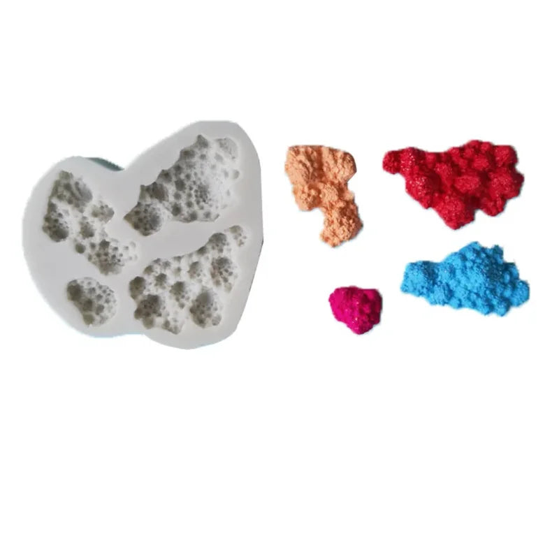3D Coral Marine Life Silicone Mold | Realistic Ocean Theme Decor