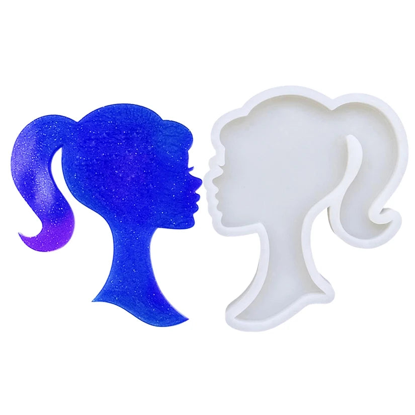 Silicone mold Barbie