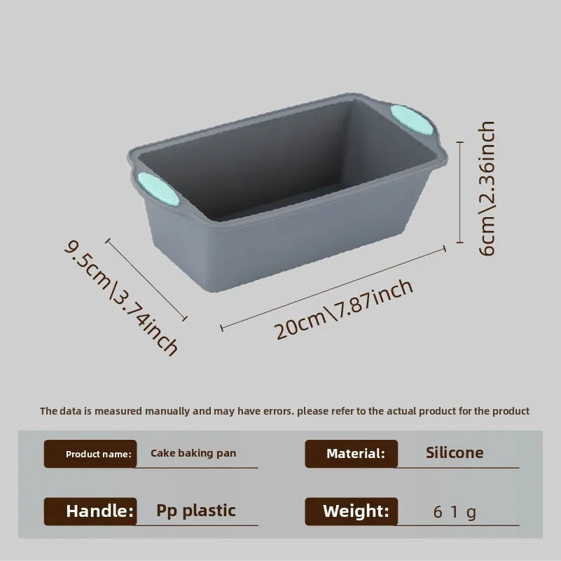 High-Temperature Resistant Silicone Baking Mold – Versatile Non-Stick Pan